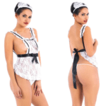 Dantelli  Hizmetçi Kostümü