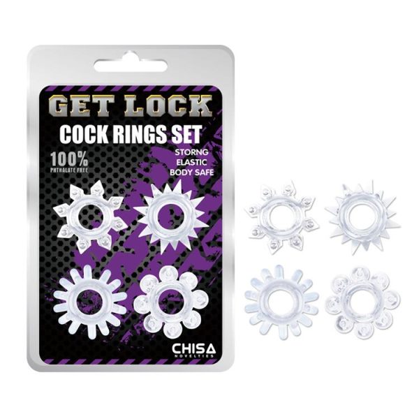 Get Lock Tırtıklı Penis Halka Seti¨ - Görsel 1