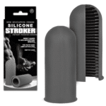 Silicone Stroker Mastürbatör - Gri