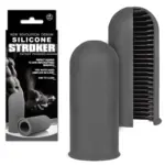 Silicone Stroker Mastürbatör - Gri