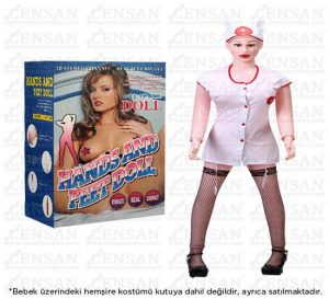 Gerçek Bayan Ölçülerinde, Aksesuarlı Sarışın Şişme Manken - Görsel 2