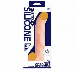 One Touch Silicone 20cm Kablosuz Vibratör - Ten - Görsel 2