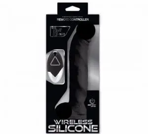 Wireless Silicone Kablosuz Ultra Gerçekçi Vibratör - Zenci 20cm - Görsel 2