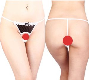 Dantelli Kurdeleli G String Tanga - Görsel 2