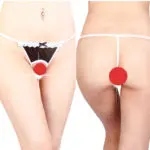 Dantelli Kurdeleli G String Tanga